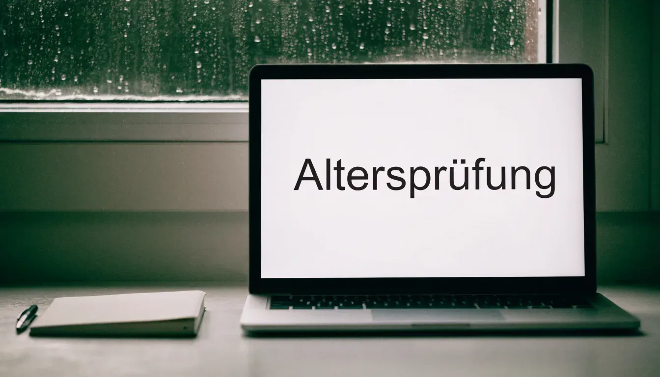 Eine Fassade aus Glas und Stahl am Eingang eines Bürogebäudes im Regen, auf dem nassen Boden spiegelt sich das Licht.
