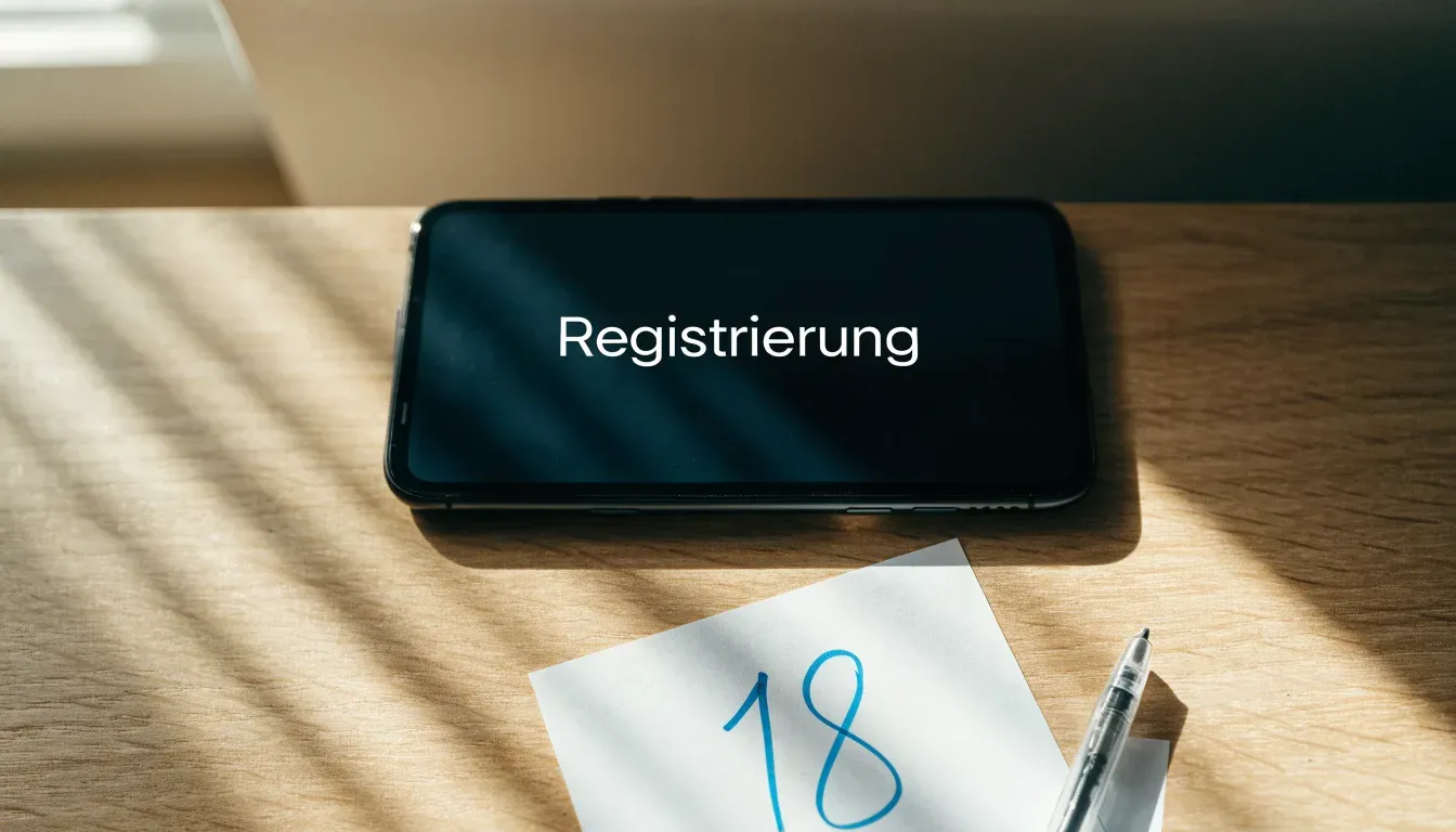 Ein Fussball liegt am frühen Morgen auf dem Anstosspunkt eines taunassen Rasens, im Hintergrund erheben sich Hügel im Dunst.