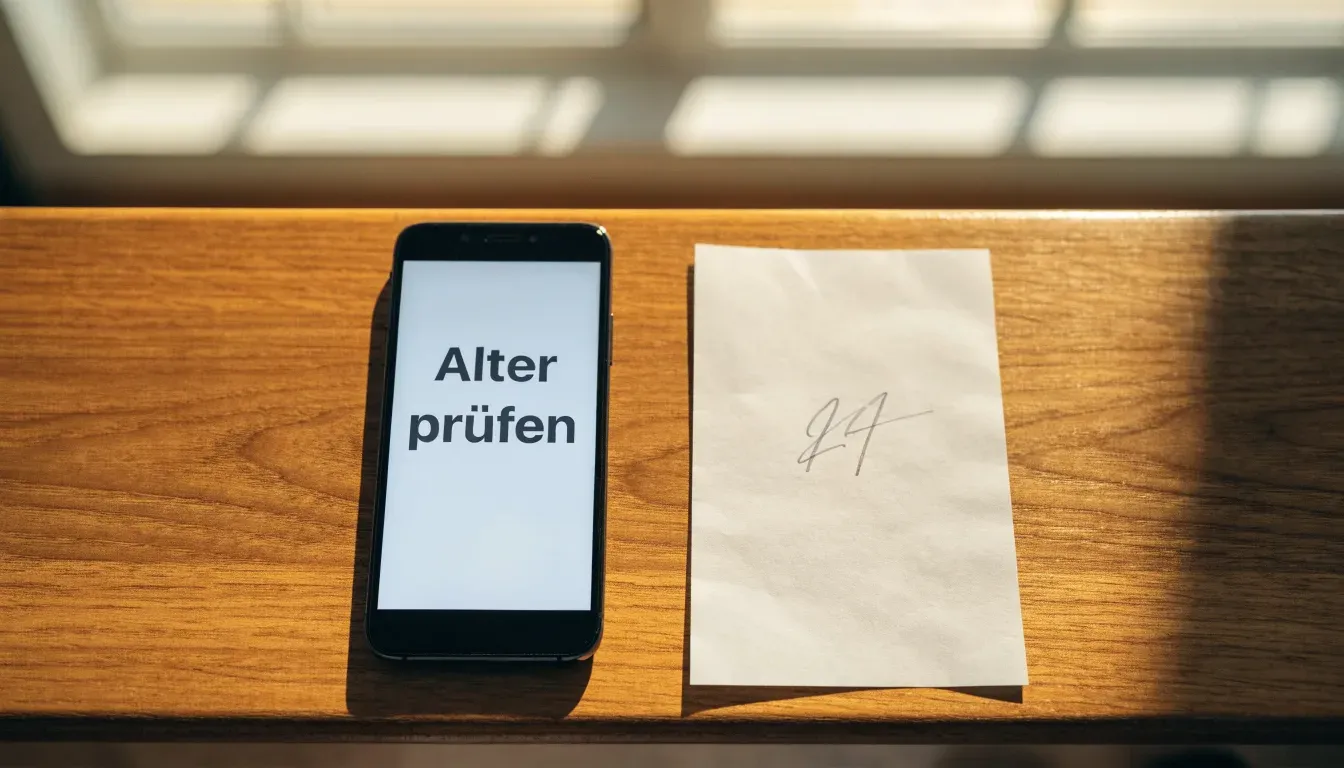 Ein Schlüsselbund mit mehreren Schlüsseln liegt auf einem Holztresen in einem hellen Raum.