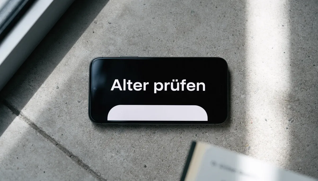 Ein hölzerner Richterhammer ruht auf einem leeren Pult in einem hellen Raum.